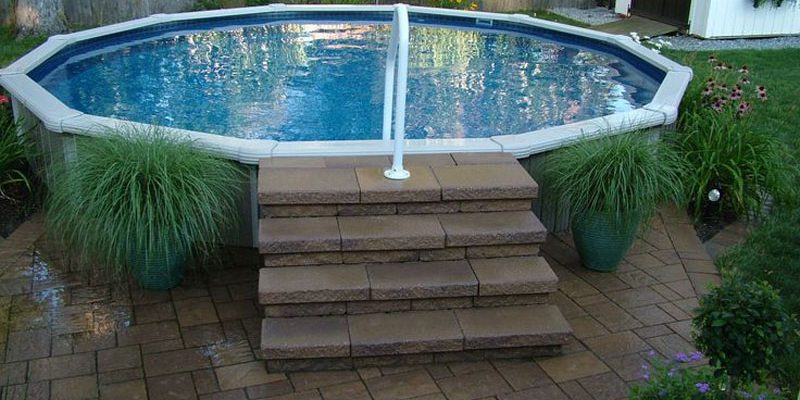 Landscaping Around Your Above Ground Pool, Above Ground Pool Landscape Pictures
